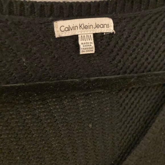 Calvin Klein Black Knitted Long Sleeve - Picture 2 of 2